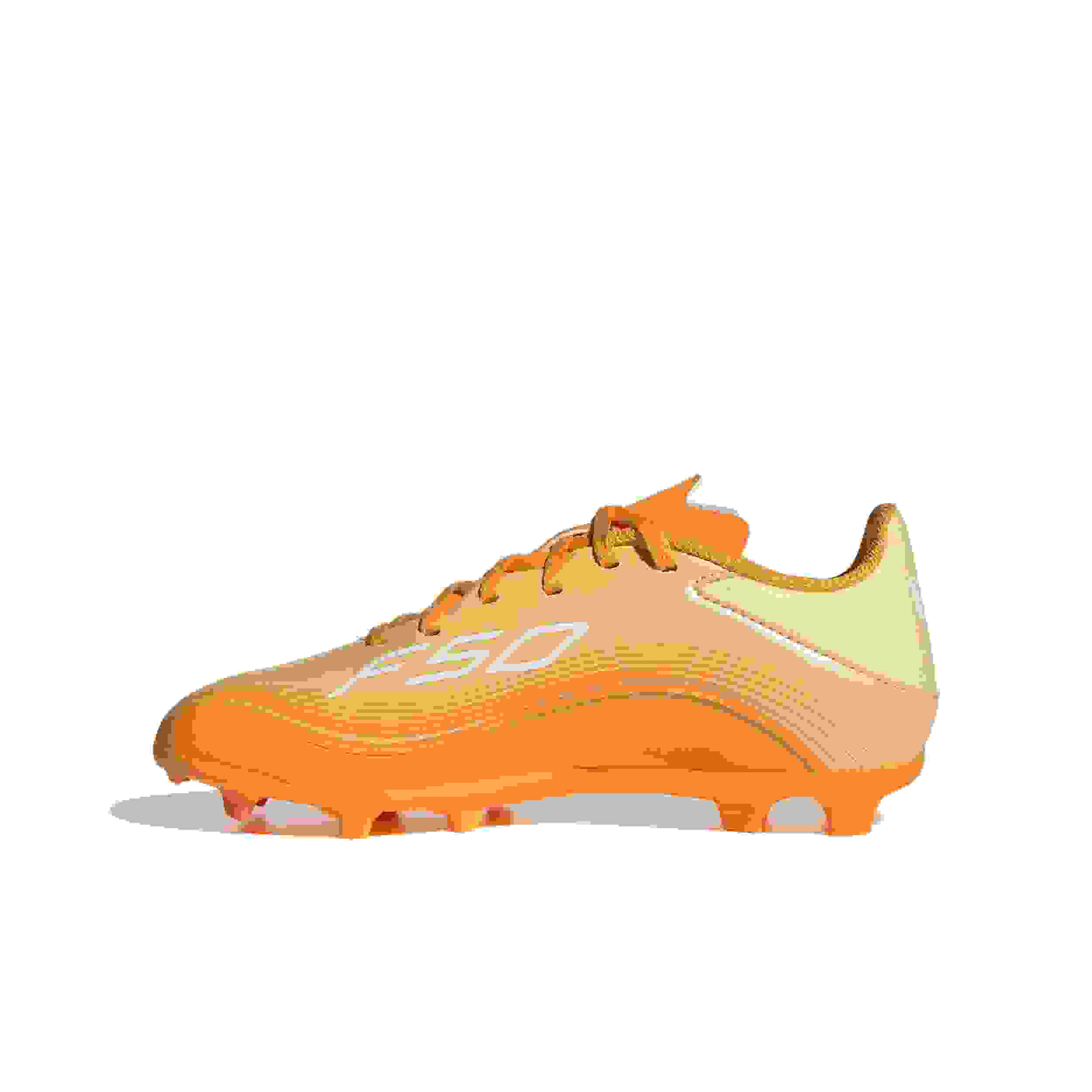 adidas F50 Messi League FG Preschool Kids' "Ice Tangerine/Gold Metallic/Pure Tangerine" Soccer Cleat